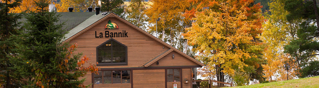 A View Of La Bannik Resort On The Shores Of Lake Timiskaming With Rustic-Chic Cottages & Spa A Perfect Retreat For Those Seeking Luxury Comfort & The Beauty Of Nature In One Of The Best 10 Luxury Chalet Lodge Cabins Resort In Quebec Near Ontario