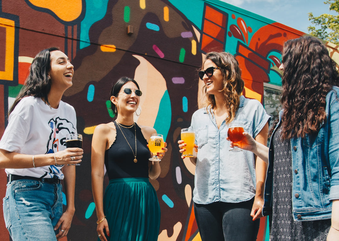 Outdoor Scene At The North On Tap Craft Beer Festival In Haileybury Ontario With People Enjoying Craft Beer Samples Live Music & Local food With Attendees Socializing Portraying The Community Nature Of The Tri-Town City Of Temiskaming Shores