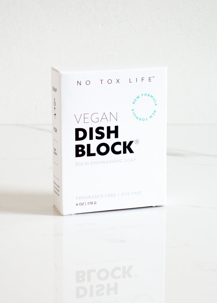 No Tox Life Vegan Dish Washing Block For Zero Waste Cleaning