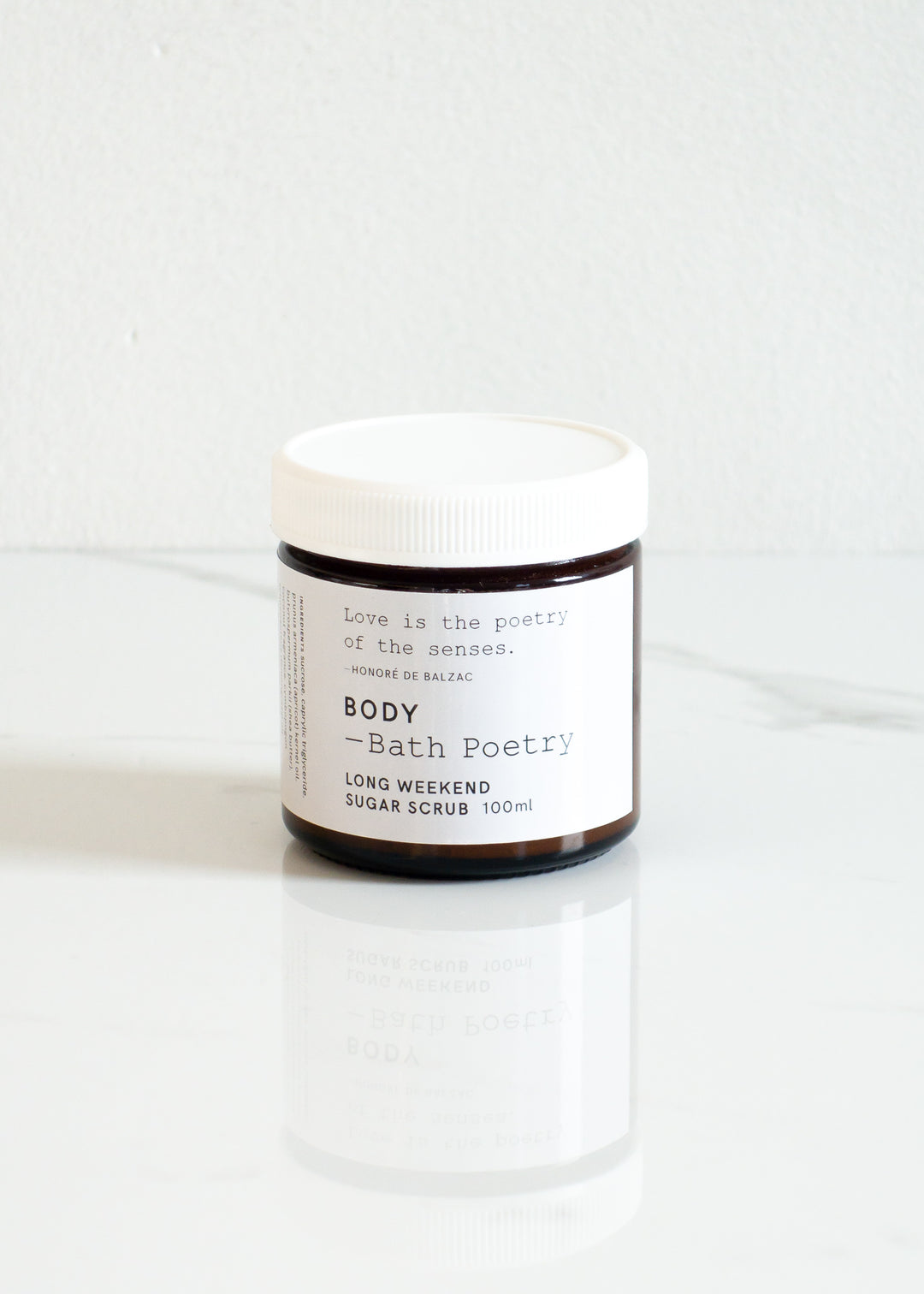 Bath Poetry Sugar Scrub Long Weekend For Natural & Sustainable Skincare