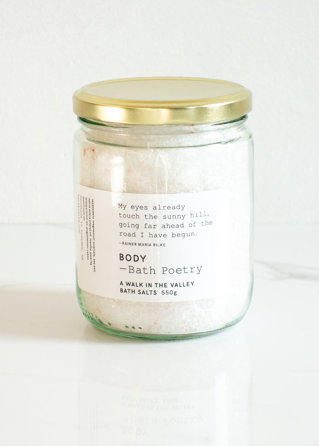 Bath Poetry Plastic-free Bath Salts - A Walk in the Valley