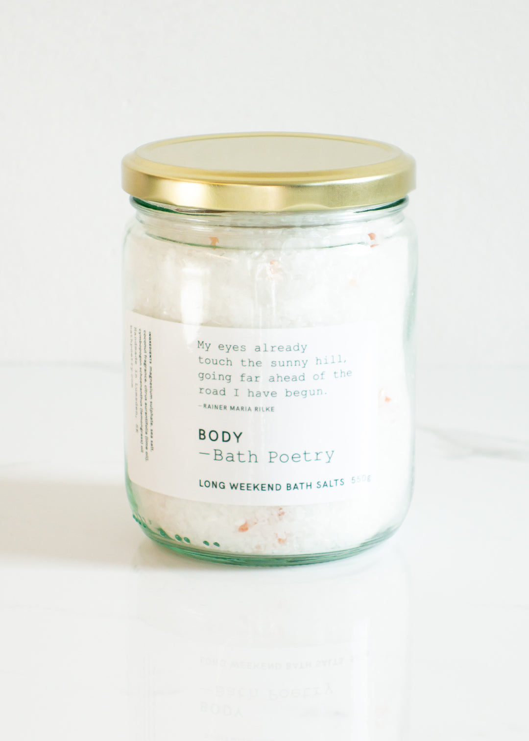 Bath Poetry Natural Bath Salts - Long Weekend