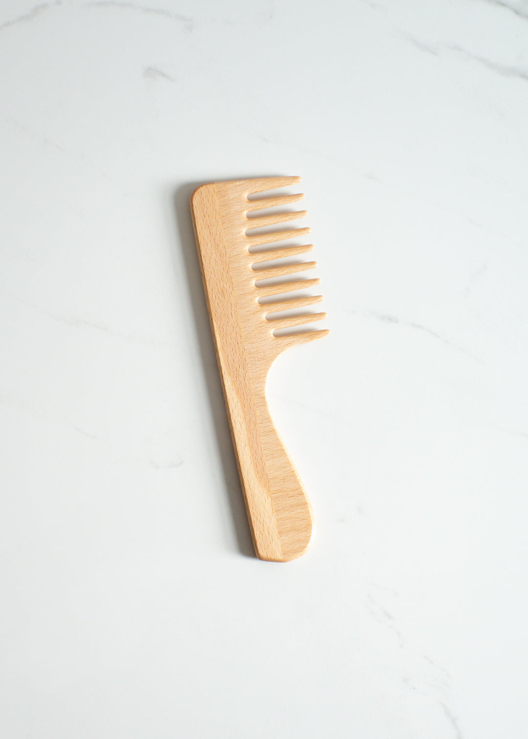 Bürstenhaus Redecker Wooden Wide Tooth Afro Comb With Handle For Plastic-free Hair Care