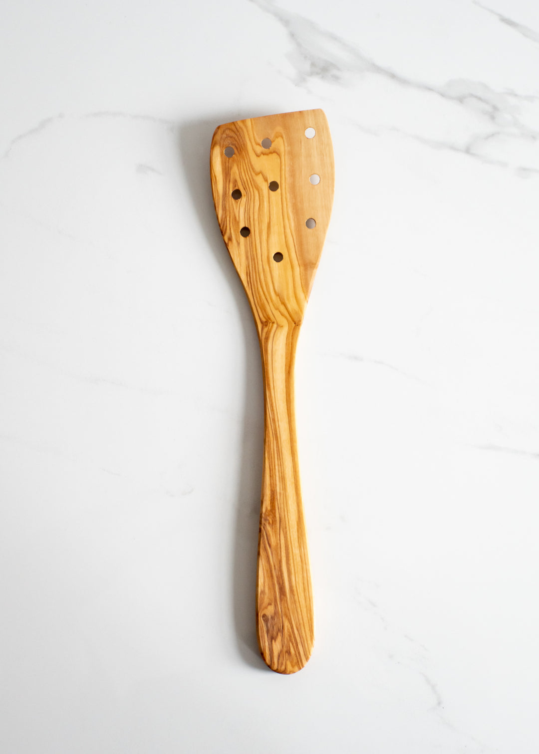 Redecker Olive Wood Perforated Spatula For Plastic-free Cooking