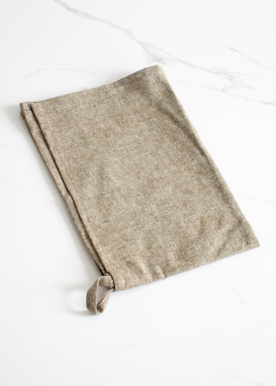 LEKKO Life Goods Linen Tea Towel In Shire Brown For A Sustainable Kitchen