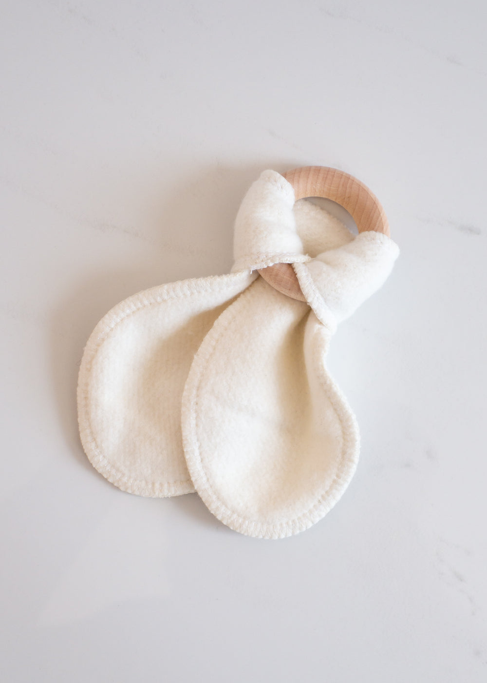 Cheeks Ahoy Maple Wood Teethe-Ears Natural Teething Ring