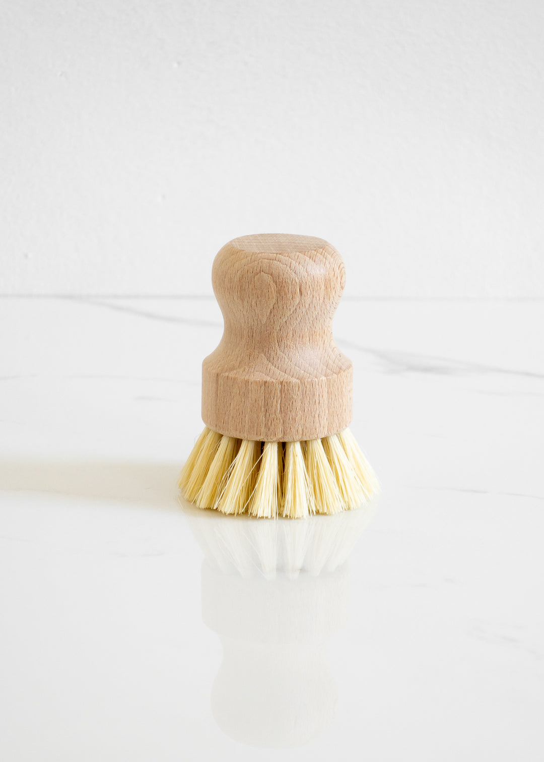 Maison Soleil Soft Bristle Wood Pot Brush For Plastic-free Dishwashing