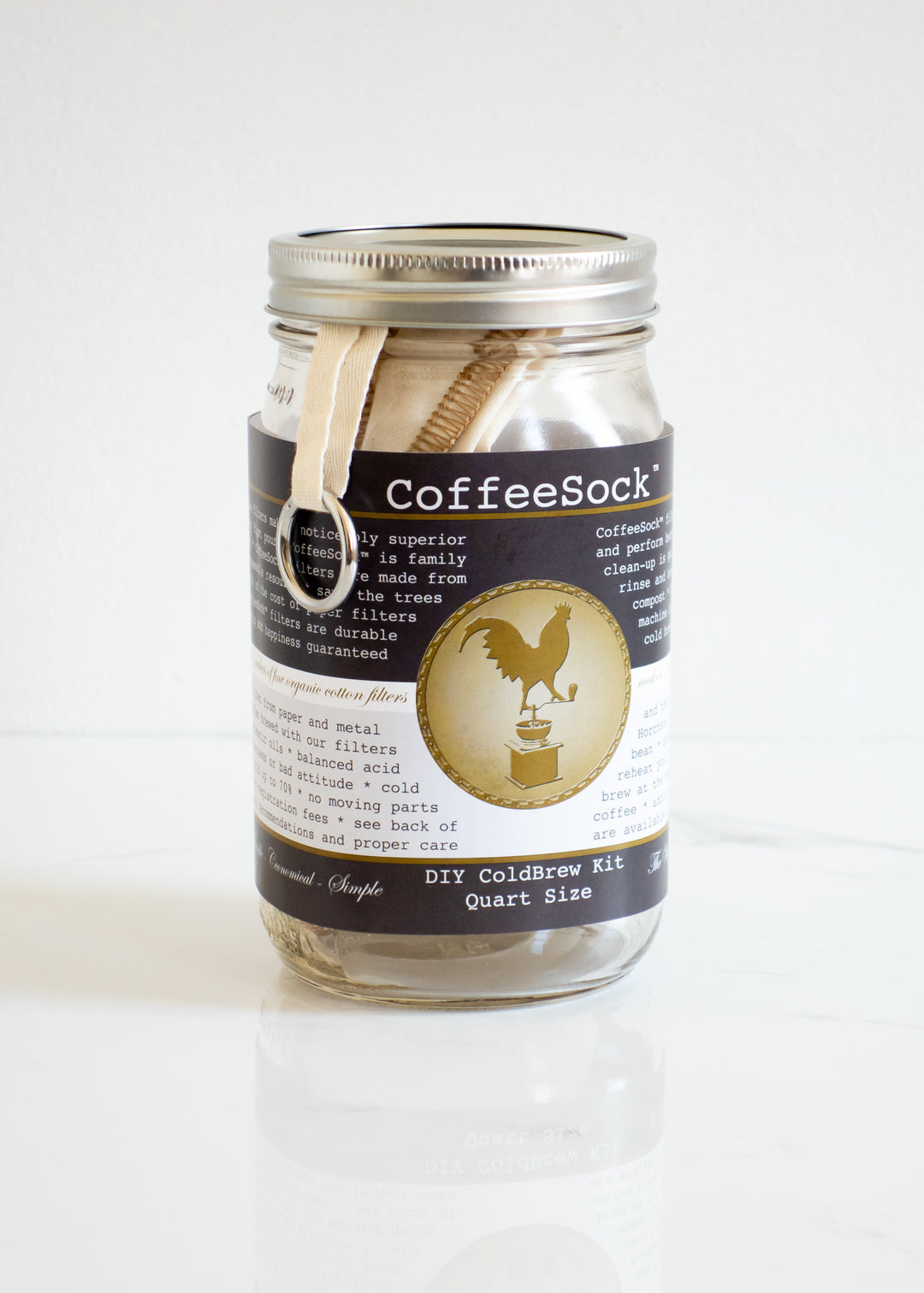 CoffeeSock 32oz ColdBrew Coffee Maker Kit-CoffeeSock