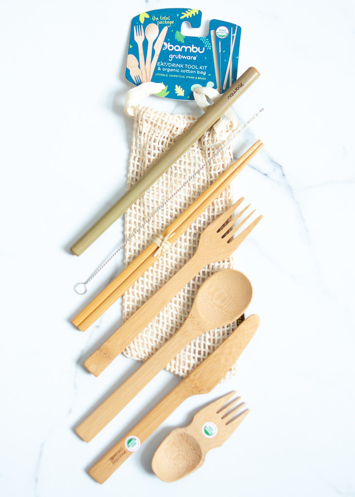 Bamboo Eat/Drink Tool Kit