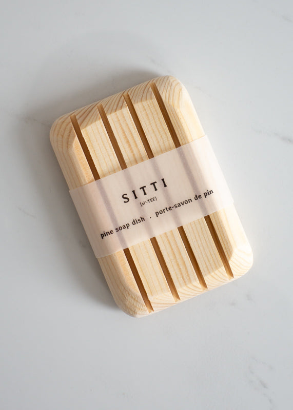 Sitti Soap Pine Wood Soap Dish For A Plastic-free & Zero Waste Home