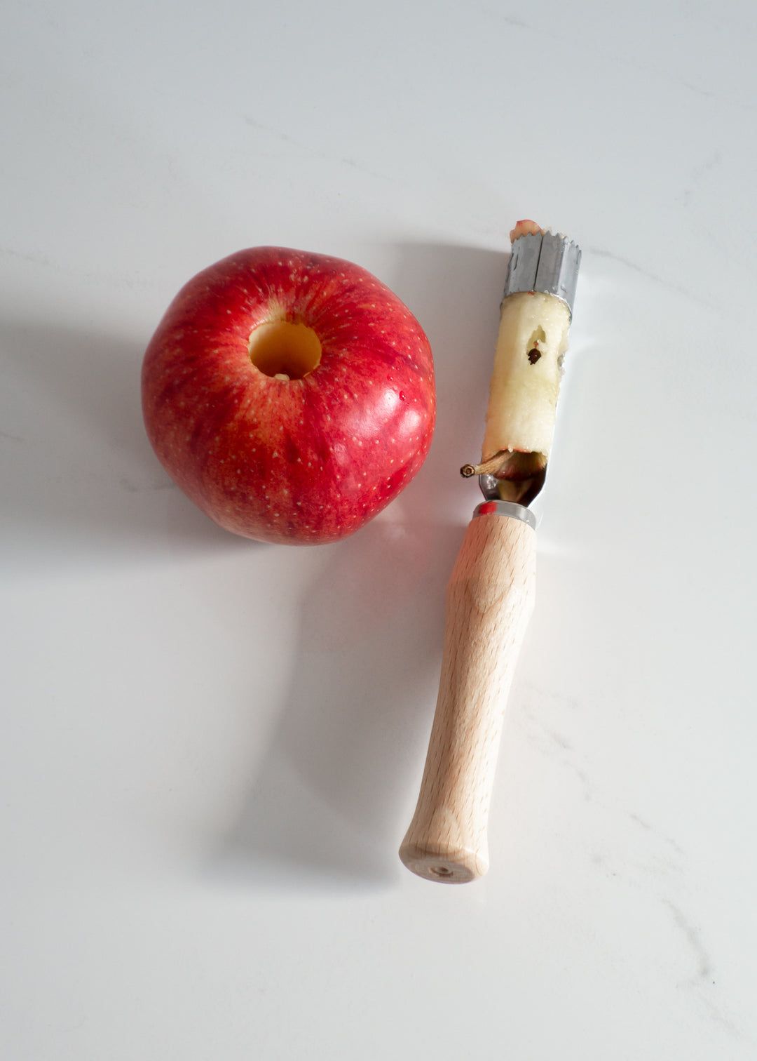 Bürstenhaus Redecker Plastic-free Apple Corer Made Of Wood & Stainless Steel For A Sustainable Kitchen