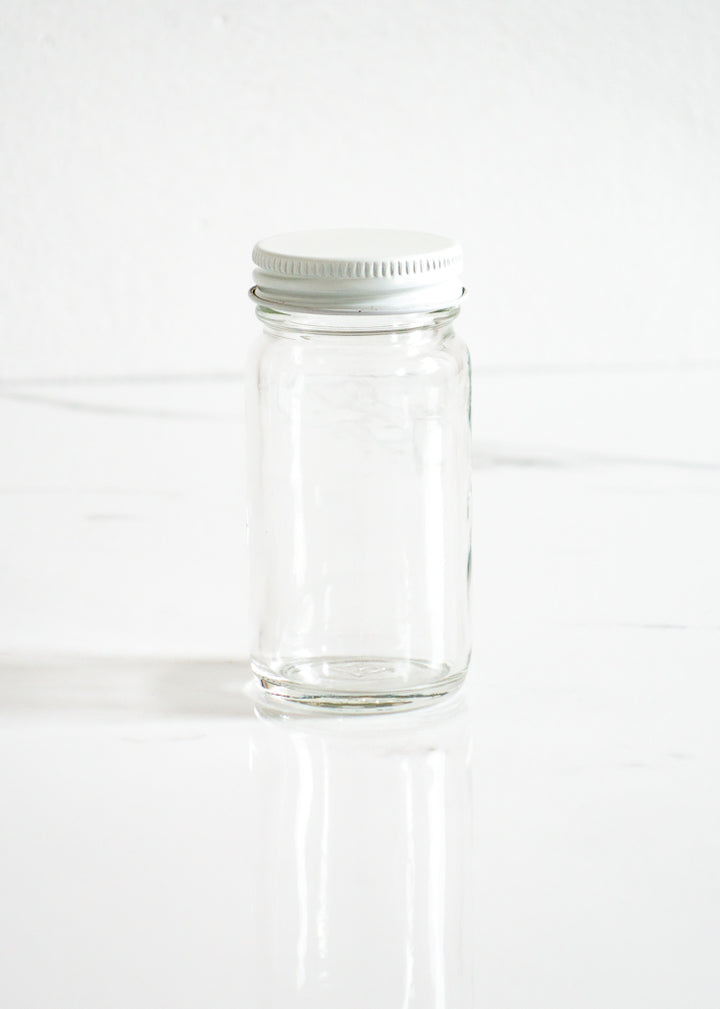 Glass Spice Jar 2 oz - Zero Waste Food Storage Solution