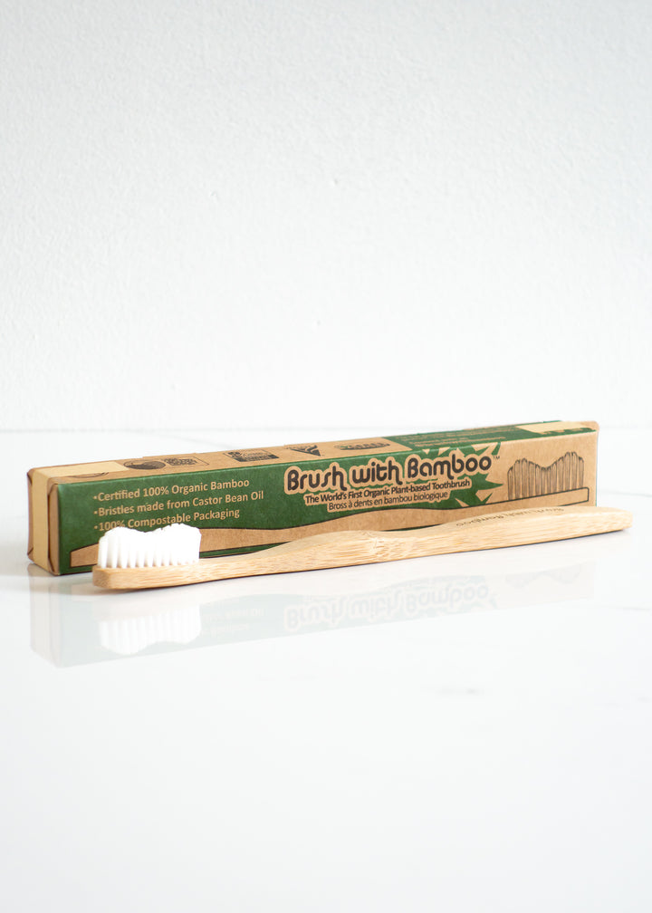 Brush With Bamboo Plant-Based Adult Toothbrush