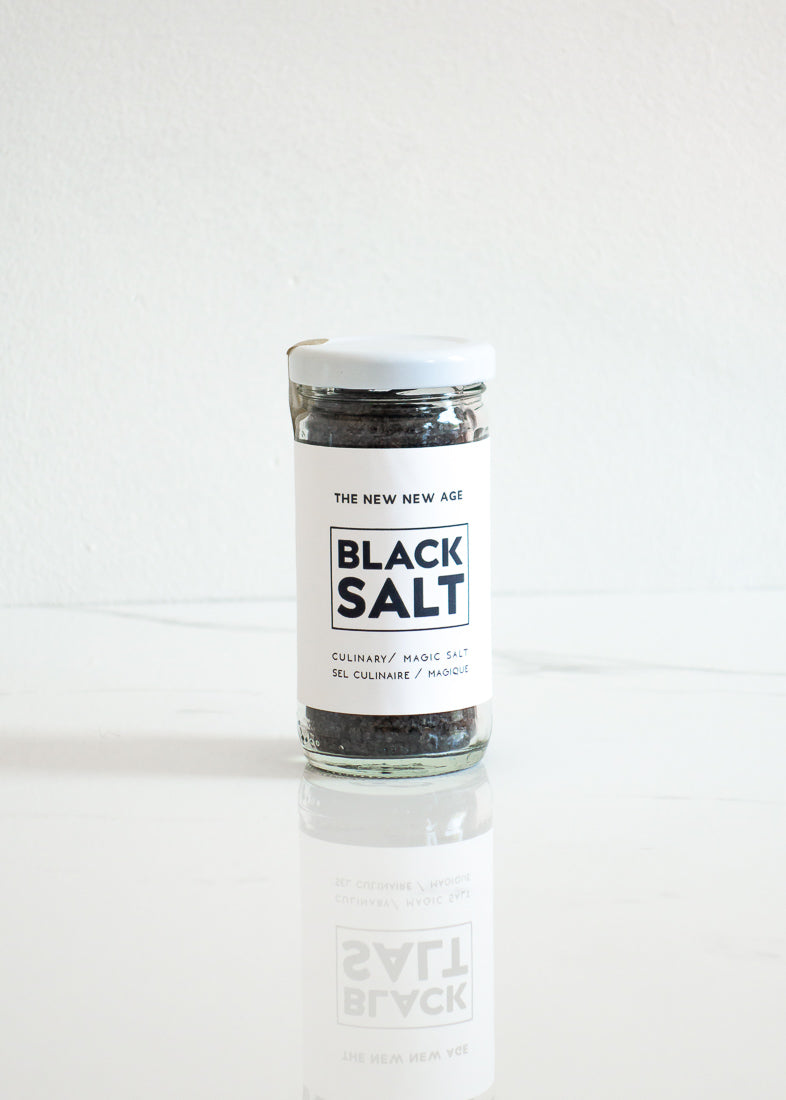 The New New Age Black Salt Made In Canada & Packaged In Glass For Zero Waste Cooking