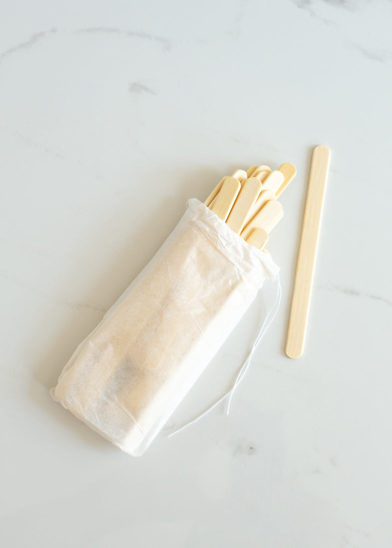 Bamboo Plastic-free Reusable Ice Pop Sticks