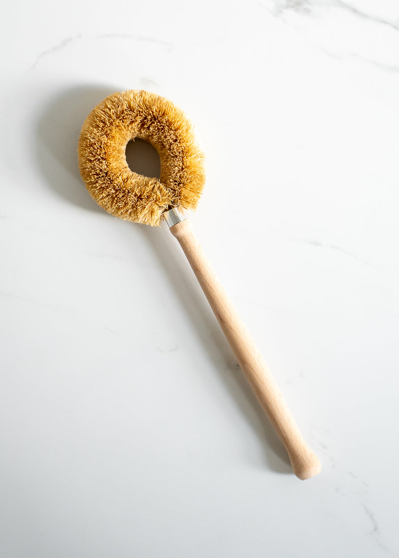 Redecker Wood & Coconut Fibre Dish Washing Brush For A Plastic-free Kitchen