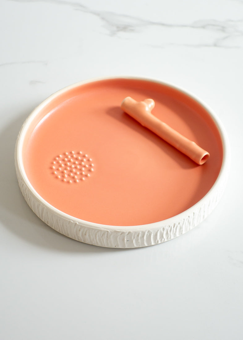 Sessionware Forest Set In Coral Made Sustainably In Canada By The GCC Shop In A Two-piece Set